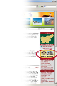 oglasni prostor reklama na desni Oglasni prostor