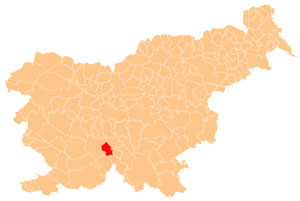 Občina Bloke Bloke - karta