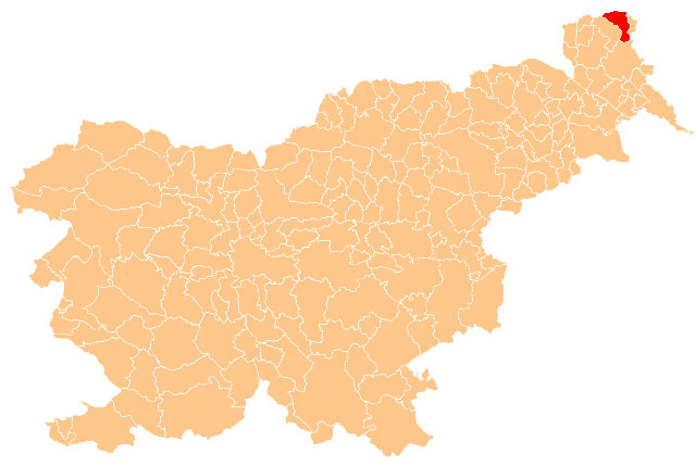 Šalovci - karta