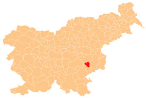 Škocjan - karta