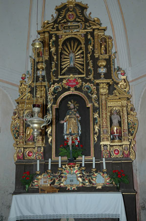 Oltar v cerkvi Sv. Jakoba iz 17. stoletja
