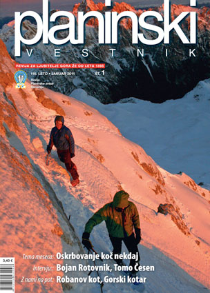 vodniki zemljevidi planinski vestnik planinski vestnik 01 2011 Planinski vestnik, številka 1, januar 2011